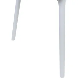 Beliani Esszimmerstuhl 2er Set ALMIRA Hellgrau