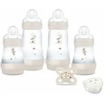 MAM Geburtsbox - MAM - 4 Flaschen + 1 Schnuller + 1 Dosierbox - Sand