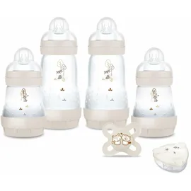 MAM Geburtsbox - MAM - 4 Flaschen + 1 Schnuller + 1 Dosierbox - Sand