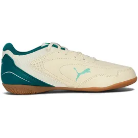 Puma Truco IV Hallenschuhe Kinder sugared almond/puma white/emerald ice/mint jelly/puma black 37