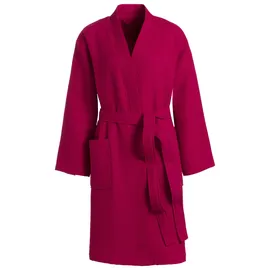 VOSSEN Bademantel Rom cranberry XL