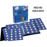 Schwäbische Albumfabrik SAFE 7822-B2 2 Euro Münzen 2014-2017 TOPset Sammelalbum aller EU Länder- Münzsammelalbum für Ihre Coin Collection - inkl. 10 Albumblättern Nr. 7854 mit Patentvorrichtung