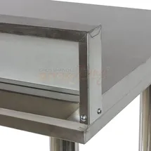 DEMA Edelstahl Arbeitstisch Tisch 120x60 cm hygienisch für Gastronomie Großküche Küche