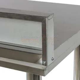 DEMA Edelstahl Arbeitstisch Tisch 120x60 cm hygienisch für Gastronomie Großküche Küche
