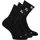 Kempa Team Classic Socken 3er Pack Schwarz/Weiß 41-45
