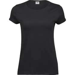 Tee Jays Ladies Roll-Up Tee - black - S