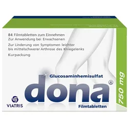 Dona 750 mg: Kniearznei bei Arthrose, hochdosiertes Glucosamin