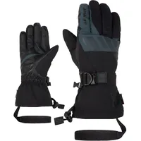 Ziener GHALION schwarz | wasserdicht, Lange Stulpe, Black.Dark Jungle,