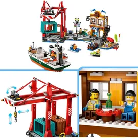 LEGO City Hafen mit Frachtschiff