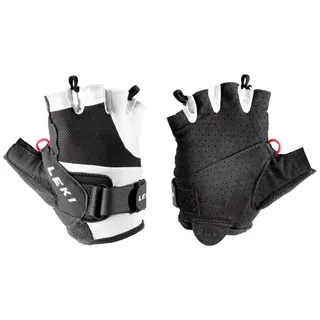 Leki Glove Summer Shark Short Nordic Walking Handschuhe schwarz