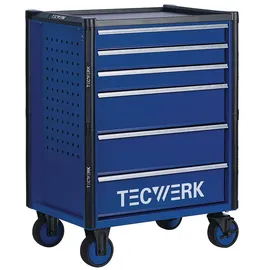 tecwerk Werkzeugwagen TREND 2.0 B745xT475xH950mm 300kg 6 Schubl.152-tlg.Stahlbl.TECWERK