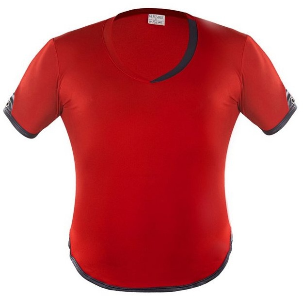 Geronimo T-Shirt Erotic Mission T-Shirt mit Niete Red L (Polyamid) rot L