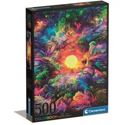 Clementoni: Colorboom – Farbenfroher Dschungel, 500-Teile-Puzzle