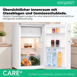 Exquisit KS16-4-HEA-090E Kühlschrank (106 l, 865 mm hoch, Weiss)