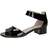 CAPRICE Blockabsatz-Sandaletten Damen Schwarz 38