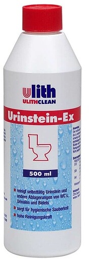 Ulith Clean Urinstein-Ex - reinigt selbsttätig und hygienisch WC ́s und Urinale - 500 ml - 247012 ** 1l/7,78 EUR