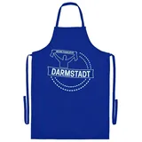 multifanshop Grillschürze Darmstadt - Meine Fankurve - Schürze blau