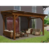 SKANHOLZ Sanremo 434 x 400 cm Leimholz Nussbaum