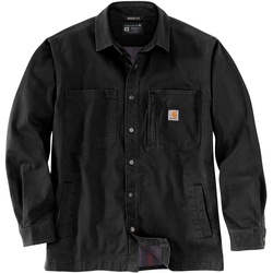 Carhartt Canvas-Fleece, Hemd/Jacke - Schwarz (N04) - S