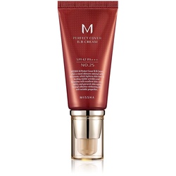 Missha M Perfect Cover BB Cream hoher UV-Schutz Farbton No. 25 Warm Beige SPF42/PA+++ 50 ml