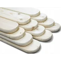 QLS 1 Stück Zaunlatten 120 cm Holz Brett Kiefer Fichte Gehobelt Gartenzaun