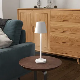 Homcom Tischlampe Weiß