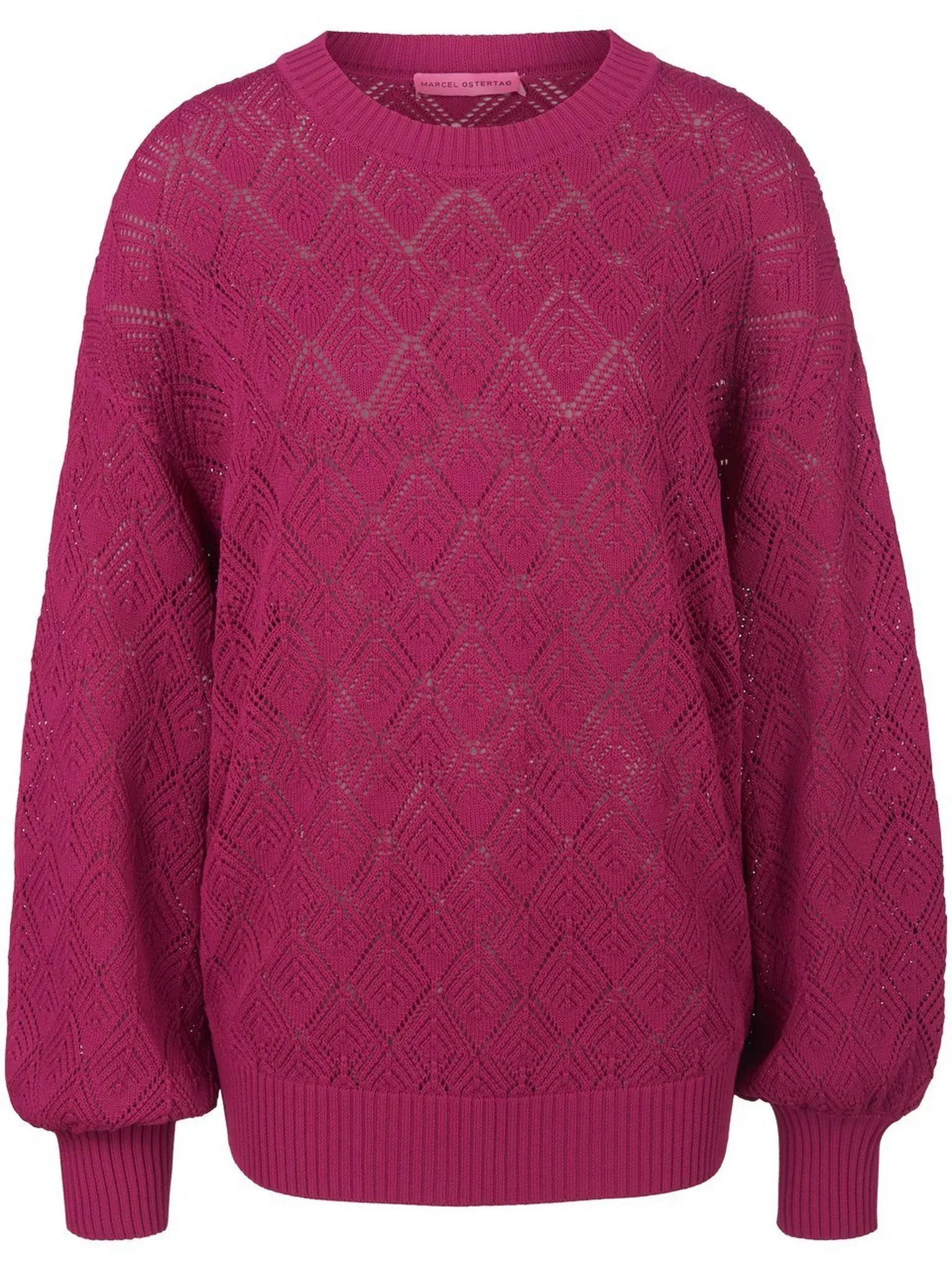 Le pull  Marcel Ostertag fuchsia