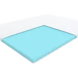 Hilding Topper, Weiß, Textil, H1, Füllung: Kaltschaum, Rechteckig, 180x200 cm, Schlafzimmer, Matratzen Shop, Matratzenzubehör, Topper