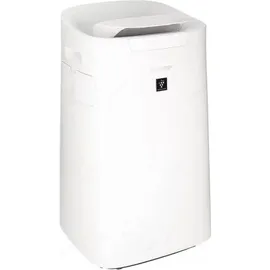 Sharp UA-HG60E-L Luftreiniger mit Luftbefeuchter für Räume bis zu 50 qm, 3-Stufen Filtersystem (Vorfilter, Geruchsfilter, HEPA-Filter), grau