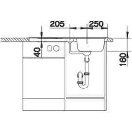 Blanco Tipo 5 S Edelstahl Naturfinish 526336