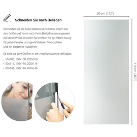 Tulup SICHTSCHUTZFOLIE – 50x122 cm