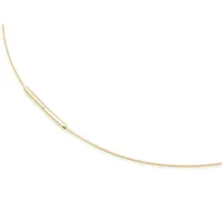 Boccia Titanium Halsreif 0802-0242 Gold / Edelstahl, Titan