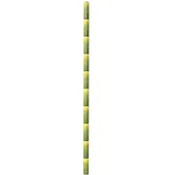 250 Stück Strohhalme gerade bedruckt Bambus Ø 0,60 x 21 cm Papier