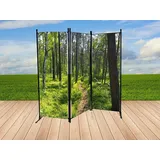 Westerholt Paravent mit Fotodruck, Sichtschutz, Raumteiler - 1