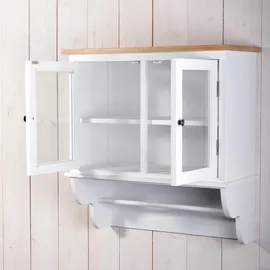 DESIGN DELIGHTS Wandschrank 74 x 71 x 31 cm Weiß