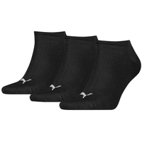 Puma Unisex Sneaker Plain 3p Socken, Schwarz, 47-49