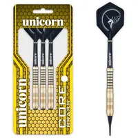 Unicorn Information System Unicorn Core Soft Tip Brass Dart Kern | Stil 2 | Messing | Dartpfeile mit weicher Spitze, 18 g