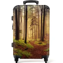 noboringsuitcases 4-Rollen 67 cm / 72 l wald/natur/nebel/bäume/laub