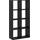 vidaXL Bücherregal Schwarz Eichen-Optik 69,5 x 29 x 137,5 cm Eiche schwarz