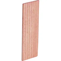 Holzklotz Esche lackiert 80 x 24 x 2 rot