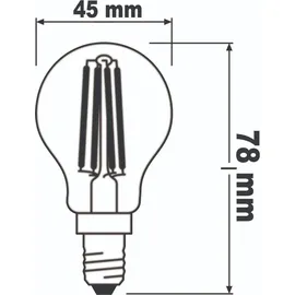 Osram Ledvance LED-Tropfenlampe E14