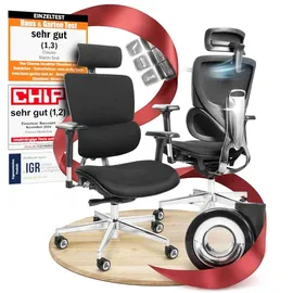 clouvou MasterSeat Ergonomisch Schwarz