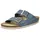 ROHDE Rohde Pantoletten Veloursleder Hausschuh blau 36 EU