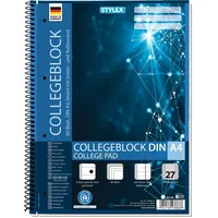 Stylex Collegeblock Spirale DIN A4 liniert