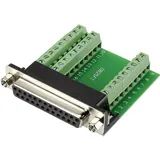 TRU Components DSUB25F-27TB-3 1282791 D-SUB Buchse 90 Polzahl: 25 Schrauben 1 St.