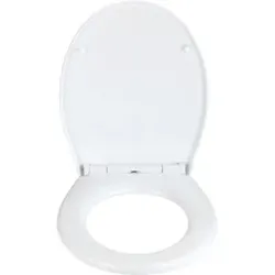 WENKO WC-Sitz Ostuni, EasyClose Weiß Thermoplast Absenkautomatik WC-Sitze - Bad