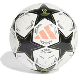 Adidas UCL 24/25 League Phase League J290 Kids Ball White / Black / Platinum Metallic / Team Solar Yellow 4