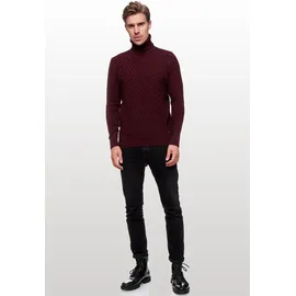 RUSTY NEAL Rollkragenpullover rot 3XL