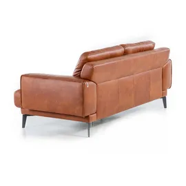 W.Schillig Couch Lederbezug 2-Sitzer Braun
