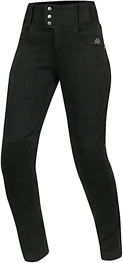 Trilobite Roxie Textiel broek voor damesmotorfiets, zwart, 30 32 Voorvrouw